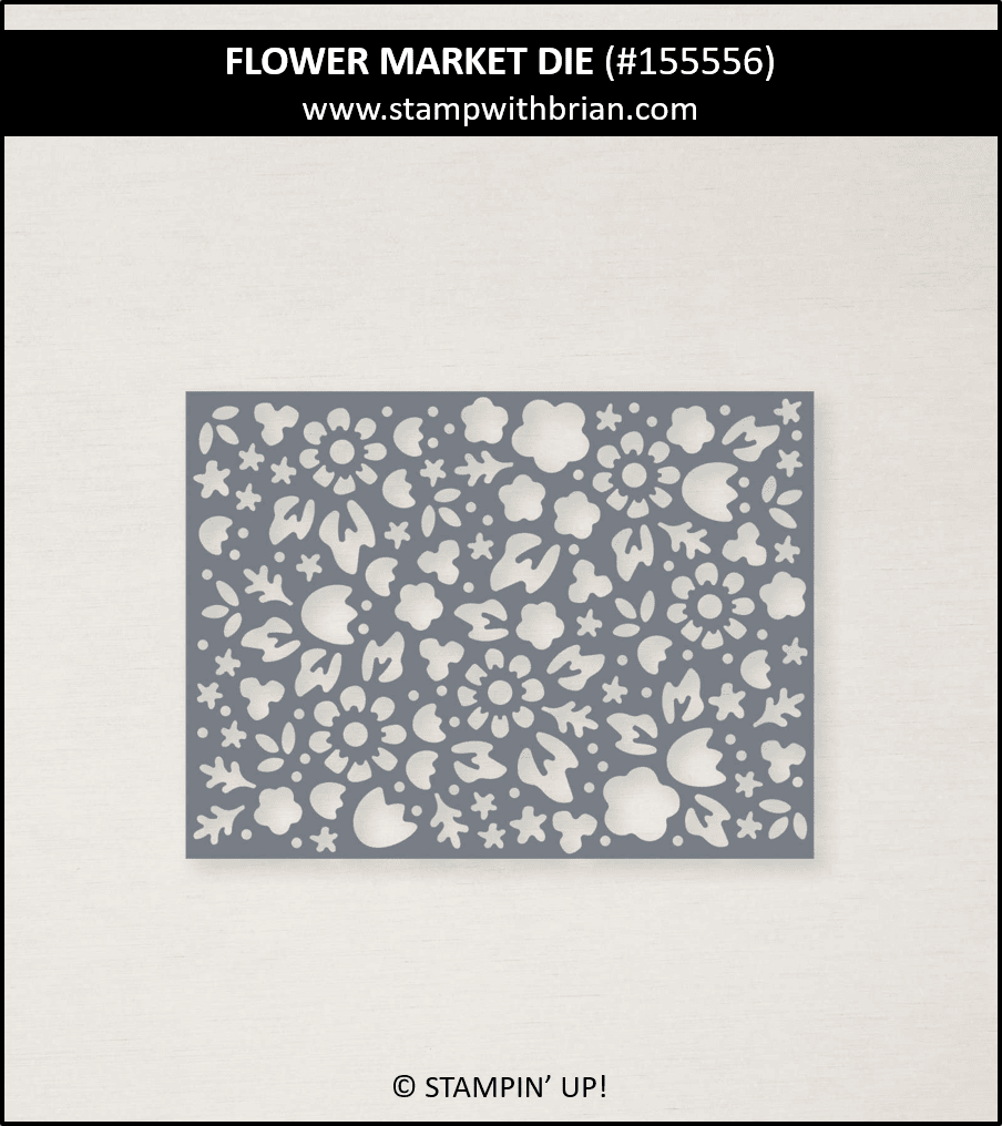 Flower Market Die, Stampin Up! 155556