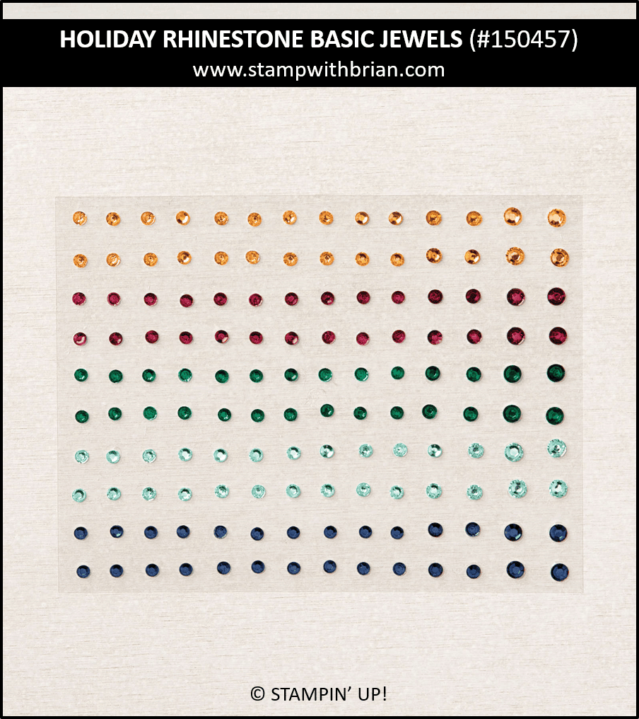 Holiday Rhinestone Basic Jewels, Stampin Up! 150457