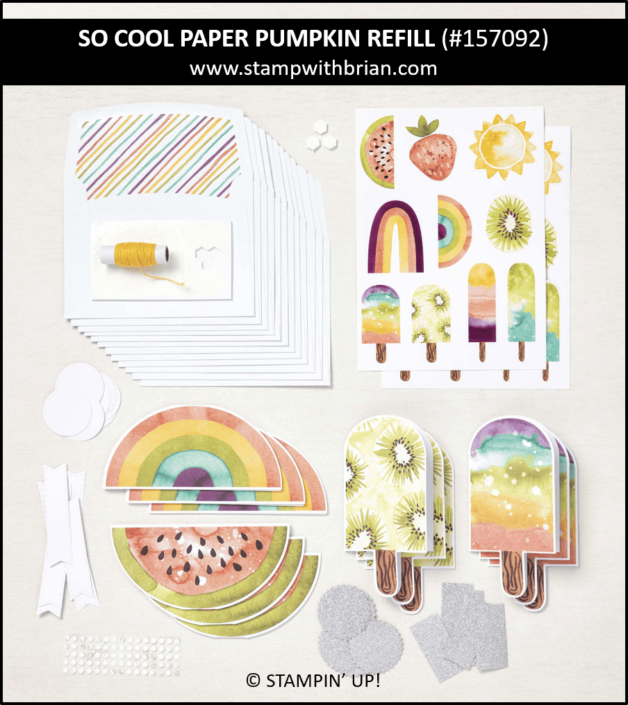 So Cool Paper Pumpkin Refill 157092