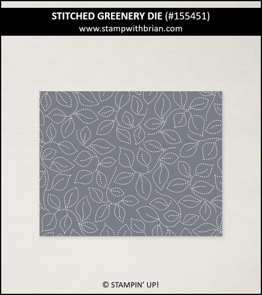 Stitched Greenery Die, Stampin Up! 155451
