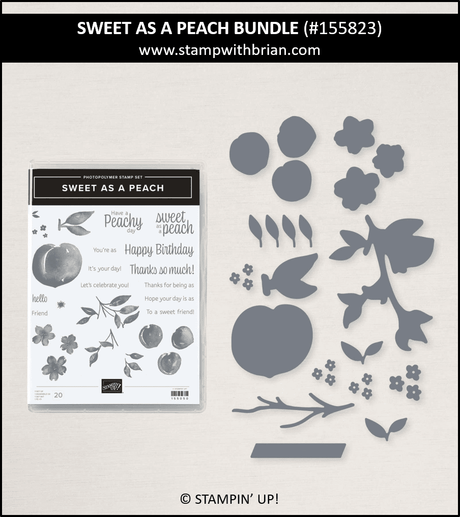 Sweet as a Peach Bundle, Stampin Up! 155823