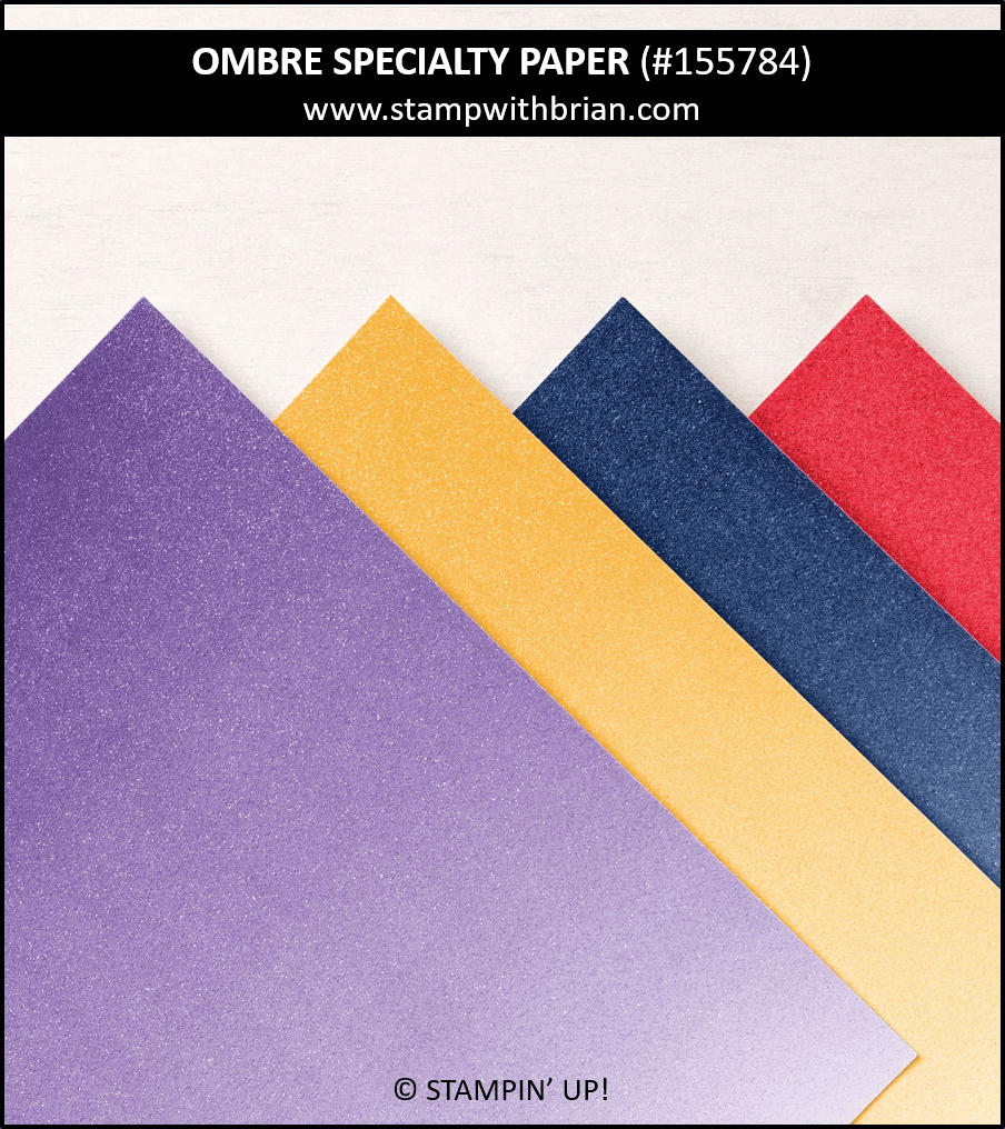 Ombre Specialty Paper, Stampin Up! 155784