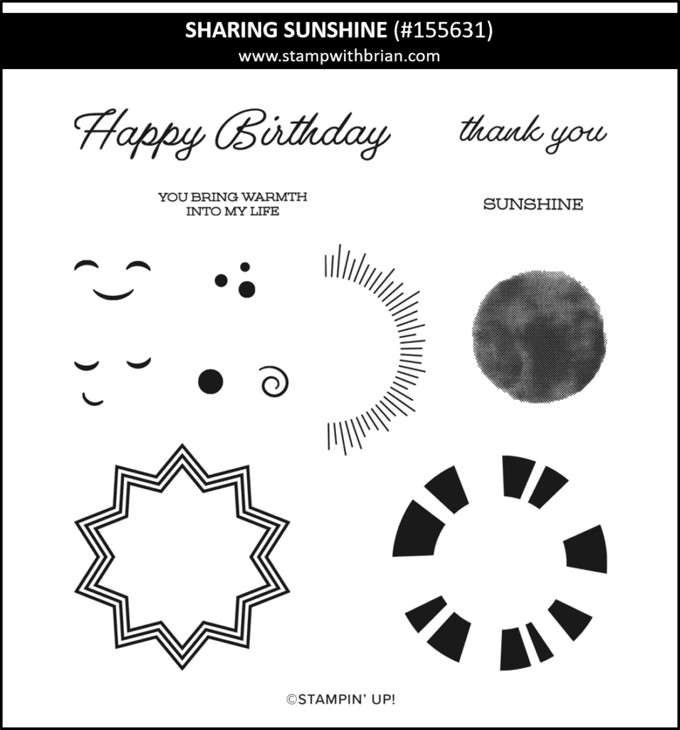 Sharing Sunshine, Stampin Up! 155631