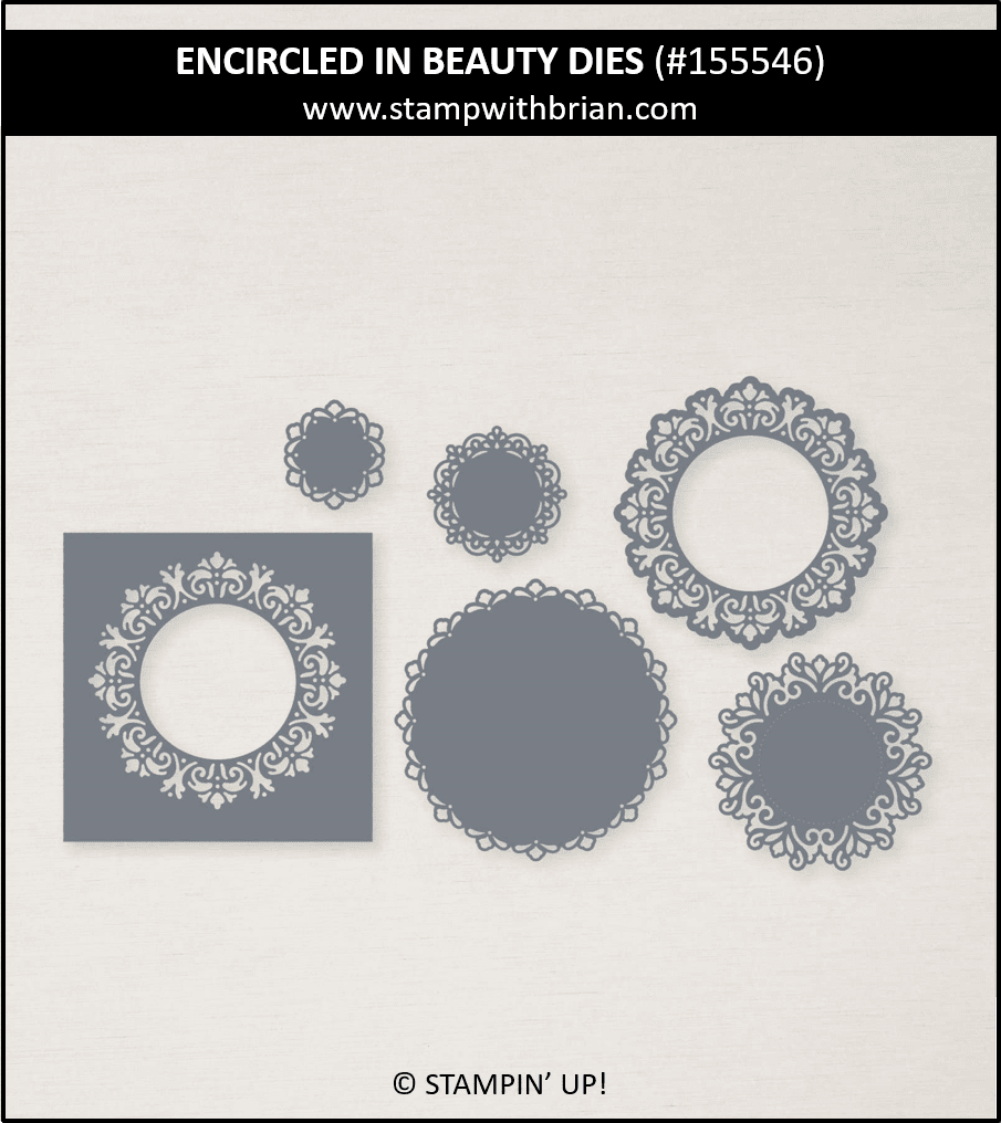Encircled in Beauty Dies, Stampin Up! 155546