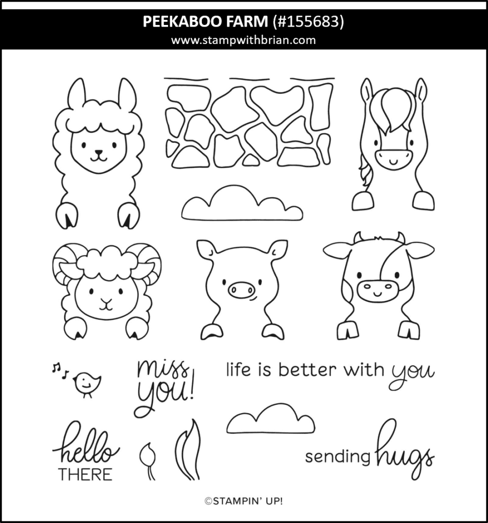 Peekaboo Farm, Stampin Up!, 155683 Peekaboo Farm, Stampin Up!, 155683