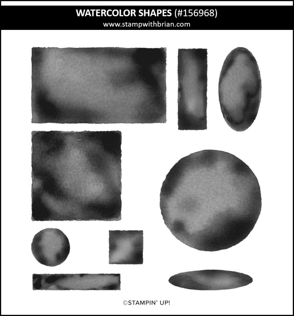 Watercolor Shapes, Stampin Up! 156968