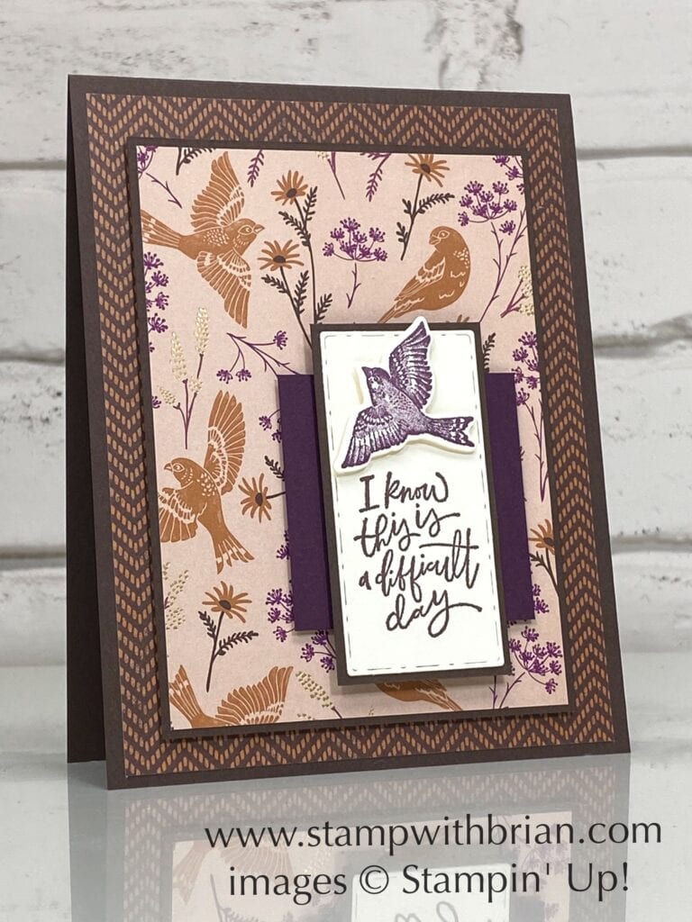Beauty of Tomorrow Bundle, Blackberry Beauty, Stampin Up!, Brian King, sympathy card Beauty of Tomorrow Bundle, Blackberry Beauty, Stampin Up!, Brian King, sympathy card