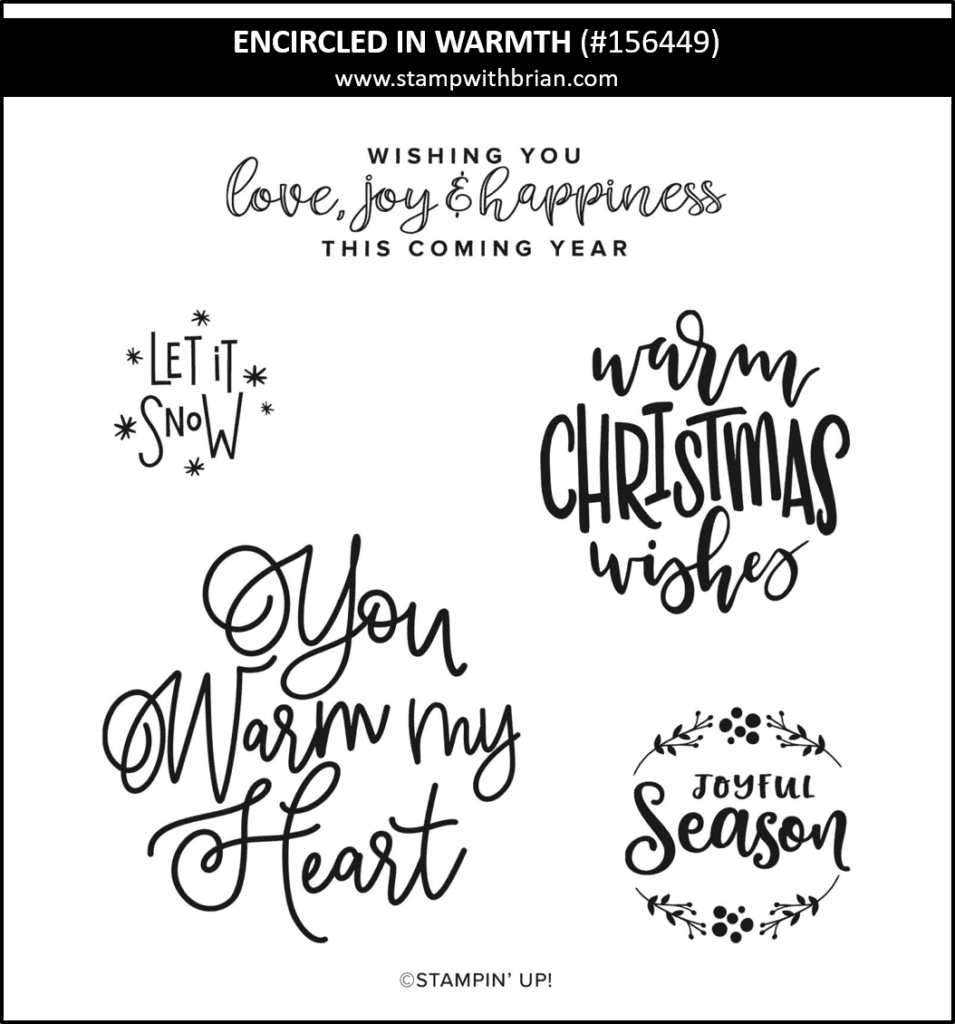 Encircled in Warmth, Stampin Up!, 156449