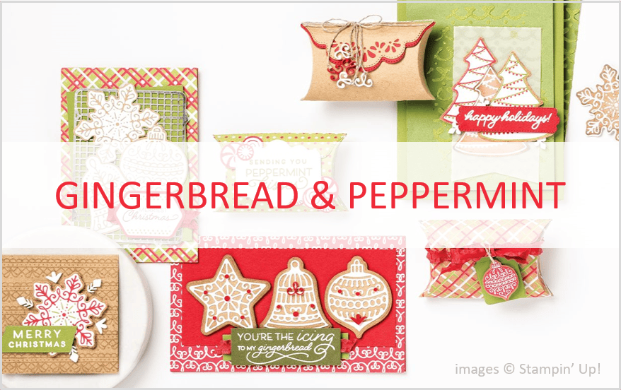 Gingerbread & Peppermint Product Suite, Stampin Up!, July-December 2021 Mini Catalog