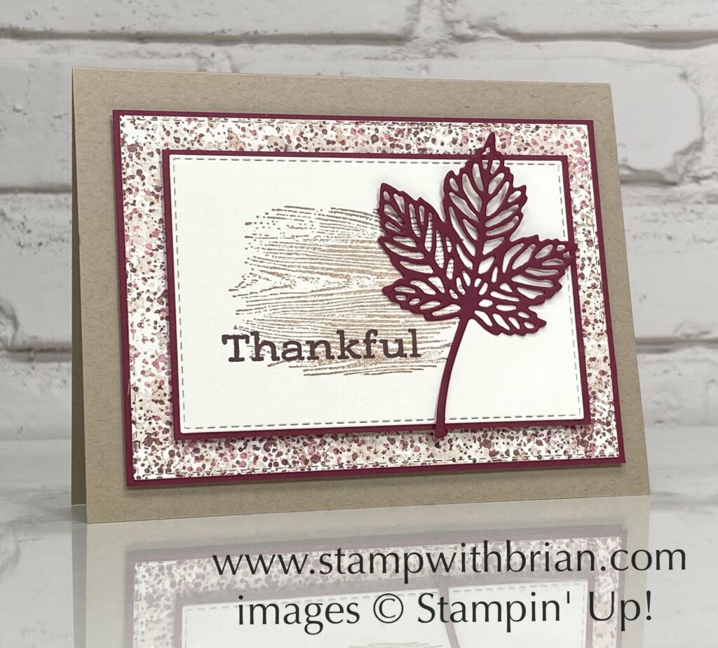 Gorgeous Leaves Bundle, Time of Giving, Stampin Up!, Brian King