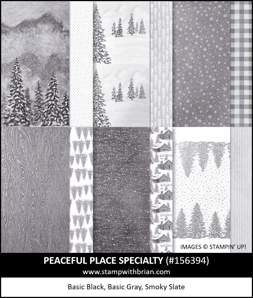 Peaceful Place Specialty Designer Series Paper, Stampin Up! 156394
