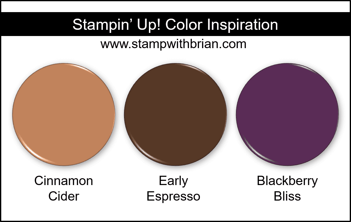 Stampin Up! Color Inspiration - Cinnamon Cider, Early Espresso, Blackberry Bliss Stampin Up! Color Inspiration - Cinnamon Cider, Early Espresso, Blackberry Bliss