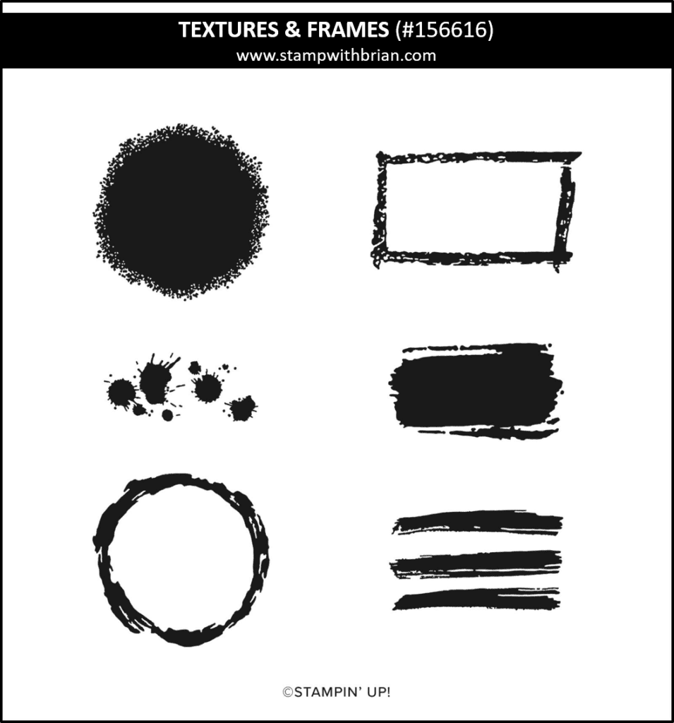 Textures & Frames, Stampin Up! 156616