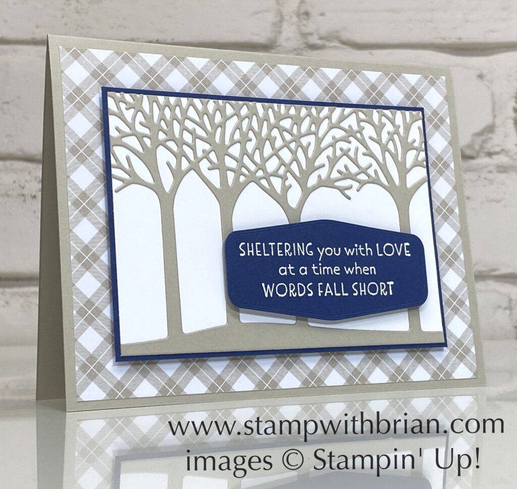 Inspiring Thoughts Bundle, Peaceful Prints Designer Series Paper, Stampin Up!, Brian King