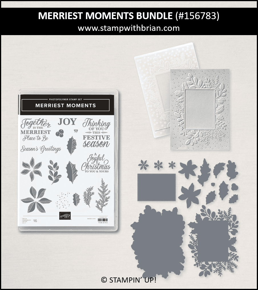 Merriest Moments Bundle, Stampin Up! 156783