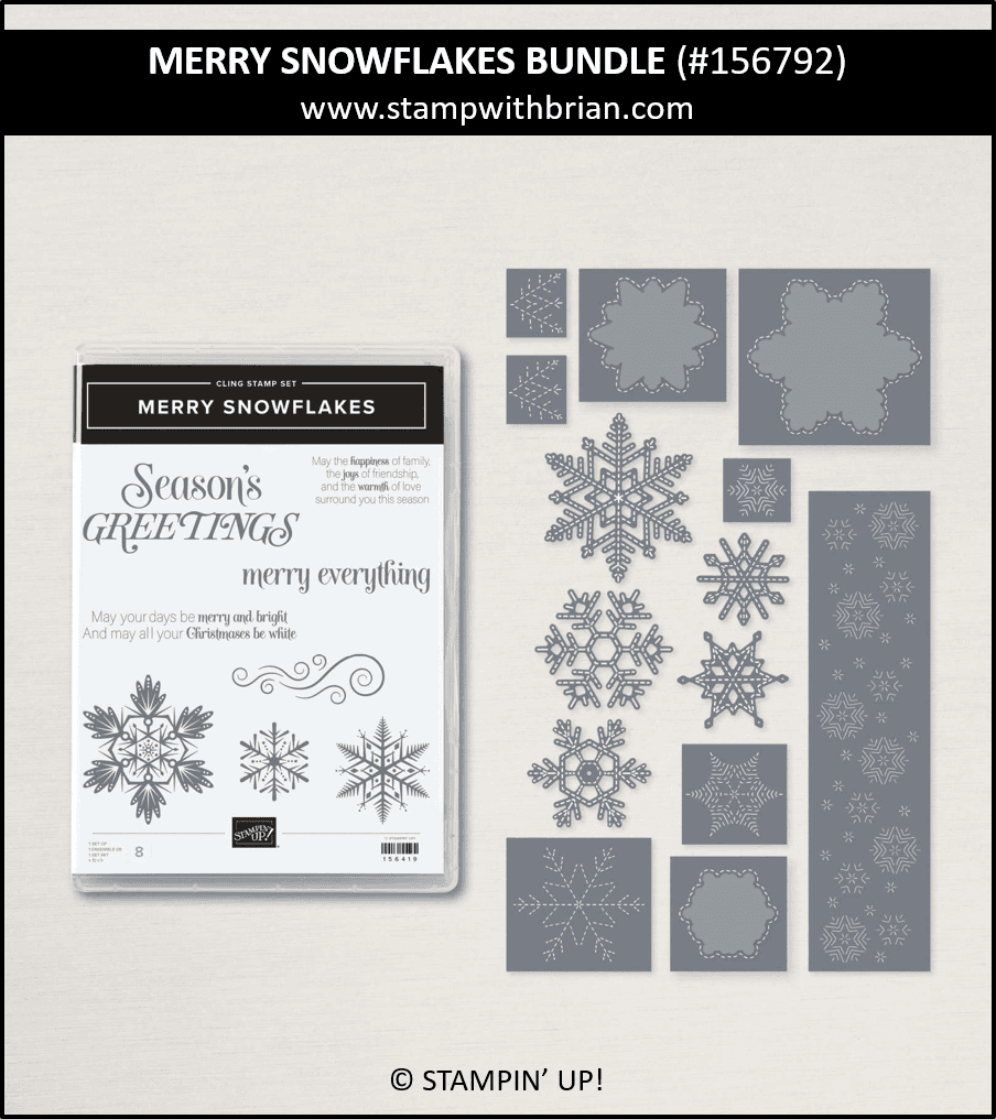 Merry Snowflakes Bundle, Stampin Up!, 156792