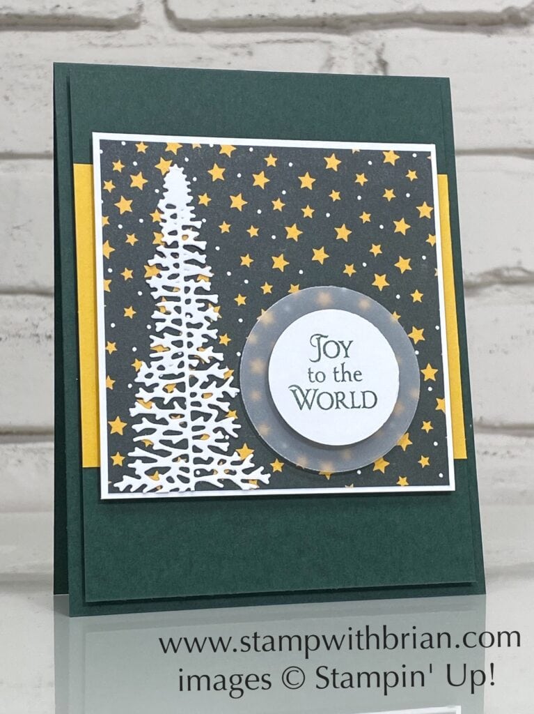 Stars are Shining, Stampin Up!, Brian King, Christmas card