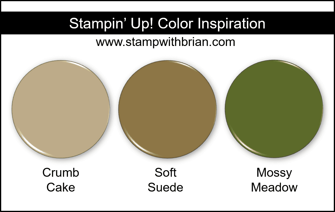 Stampin Up! Color Inspiration - Crumb Cake, Soft Suede, Mossy Meadow Stampin Up! Color Inspiration - Crumb Cake, Soft Suede, Mossy Meadow