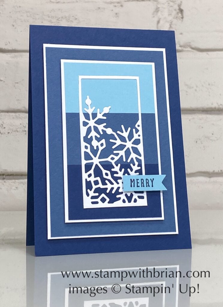Giving Gifts Dies, Christmas to Remember, Stampin Up!, Brian King, Christmas card