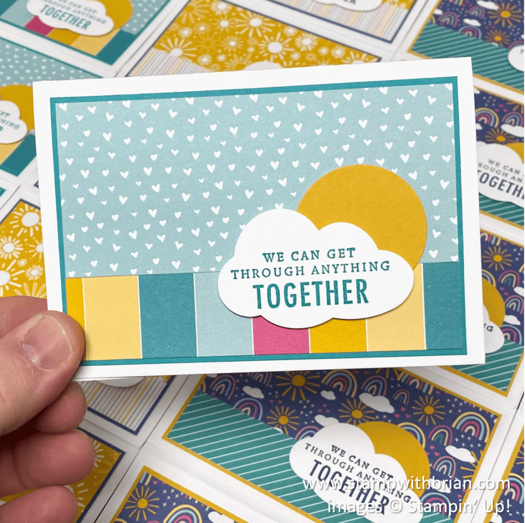 Blessings of Home, Sunshine & Rainbows Designer Series Paper, Stampin Up!, Brian King Blessings of Home, Sunshine & Rainbows Designer Series Paper, Stampin Up!, Brian King