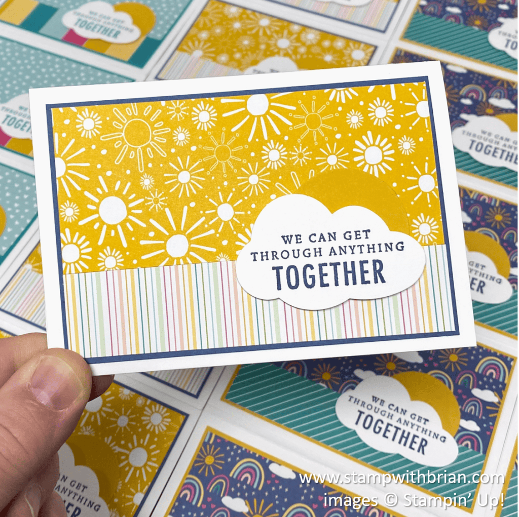 Blessings of Home, Sunshine & Rainbows Designer Series Paper, Stampin Up!, Brian King Blessings of Home, Sunshine & Rainbows Designer Series Paper, Stampin Up!, Brian King