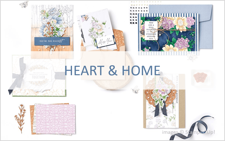 Heart & Home Product Suite, Stampin Up!, January - June 2022 Mini Catalog