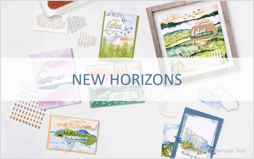 New Horizons Product Suite, Stampin Up!, January - June 2022 Mini Catalog