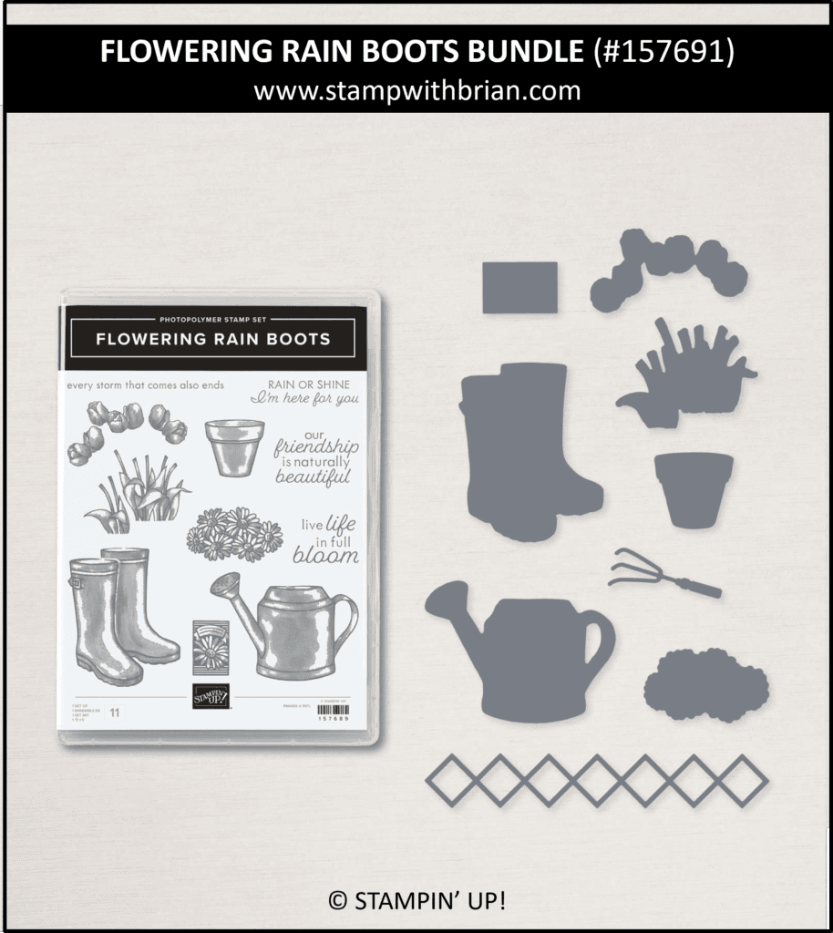 Flowering Rain Boots Bundle, Stampin Up! 157691