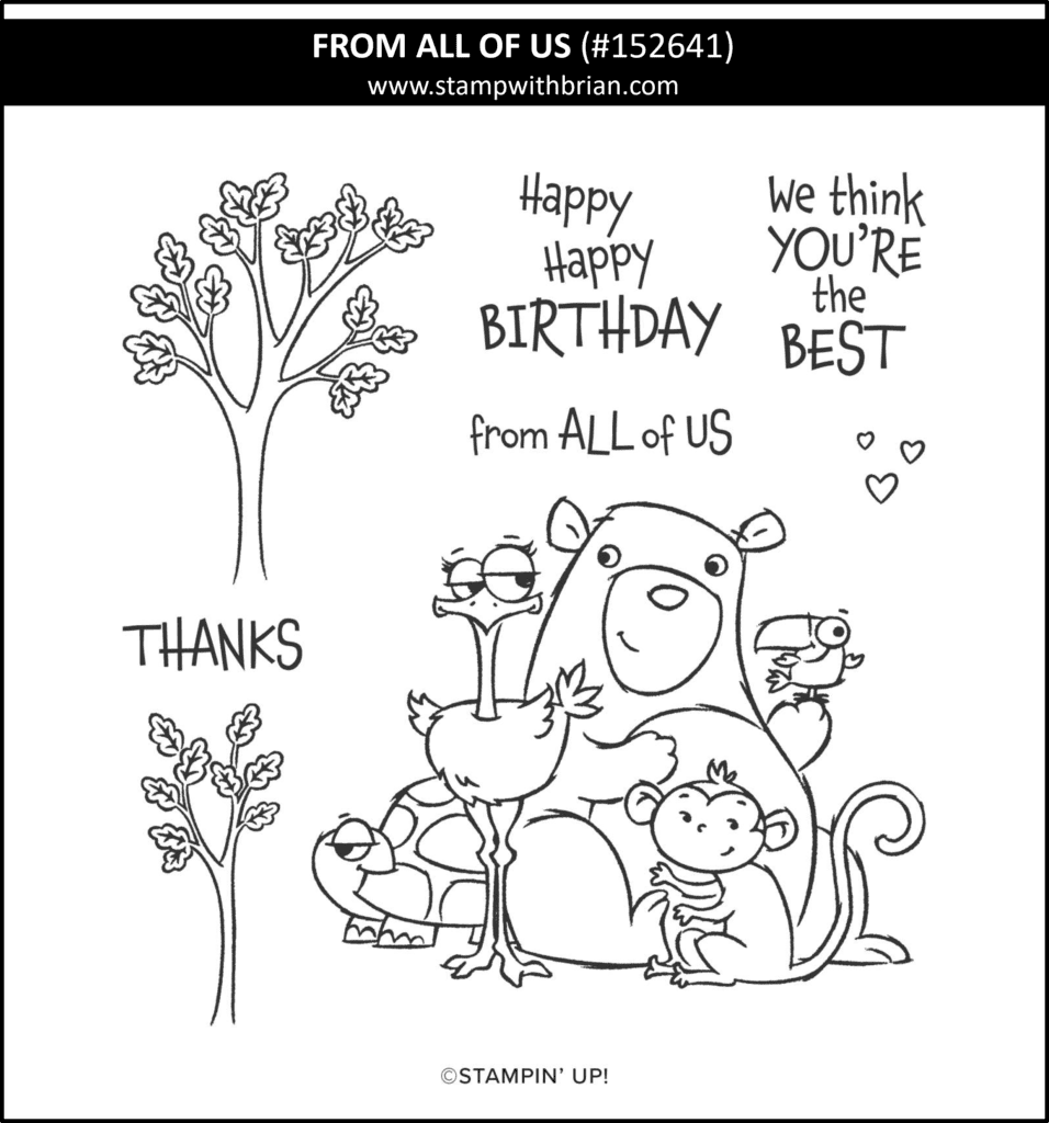 From All of Us, Stampin Up! 152641