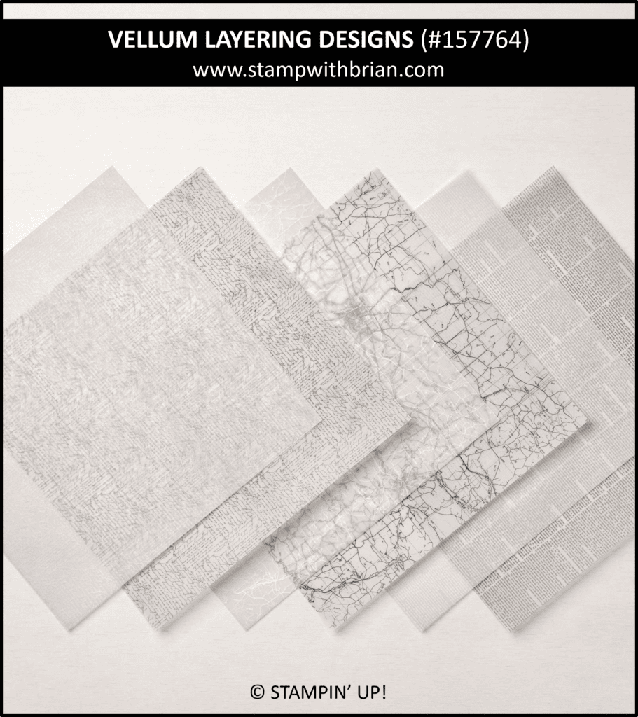 Vellum Layering Designs, Stampin Up! 157764