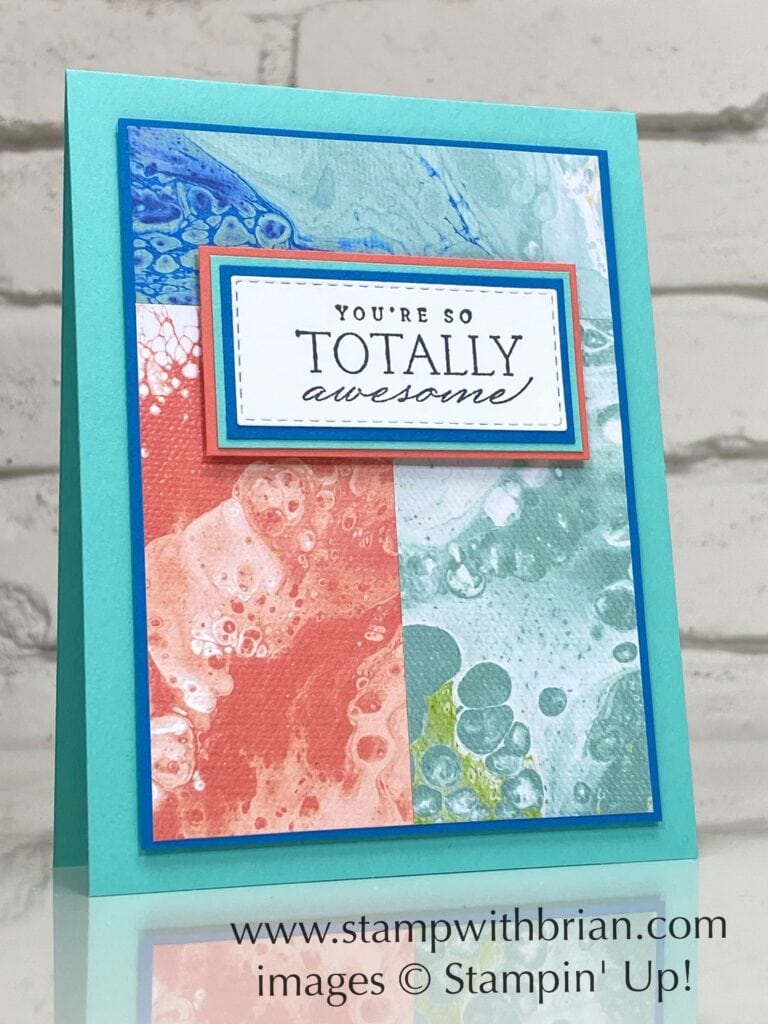 Waves of Inspiration, Waves of the Ocean Designer Series Paper, Stampin Up!, Brian King