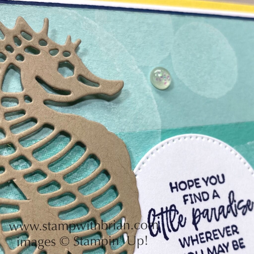 Sea Life Dies, Paradise Palms, Watercolor Shapes, Stampin Up!, Brian King Sea Life Dies, Paradise Palms, Watercolor Shapes, Stampin Up!, Brian King