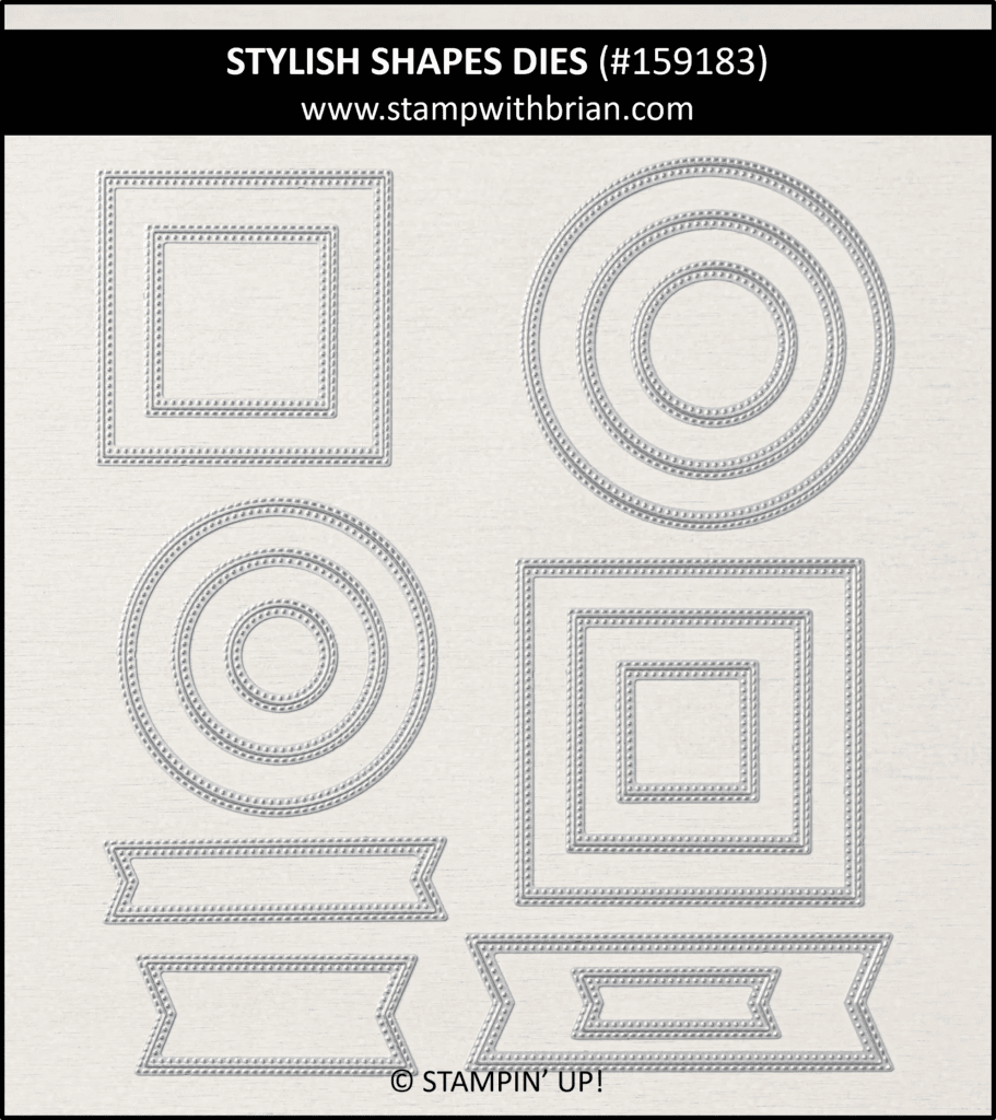 Stylish Shapes Dies, Stampin Up! 159183