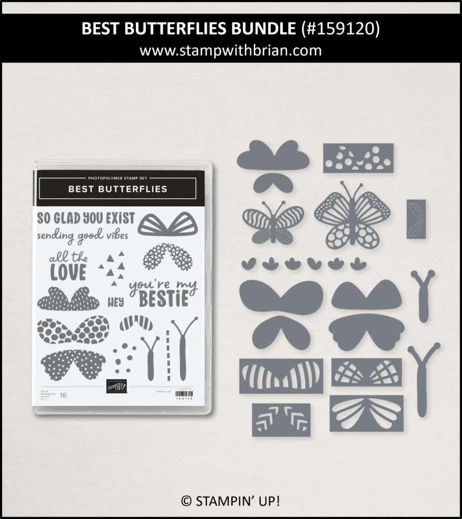 Best Butterflies Bundle, Stampin Up! 159120