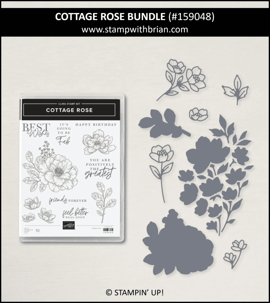 Cottage Rose Bundle, Stampin Up! 159048