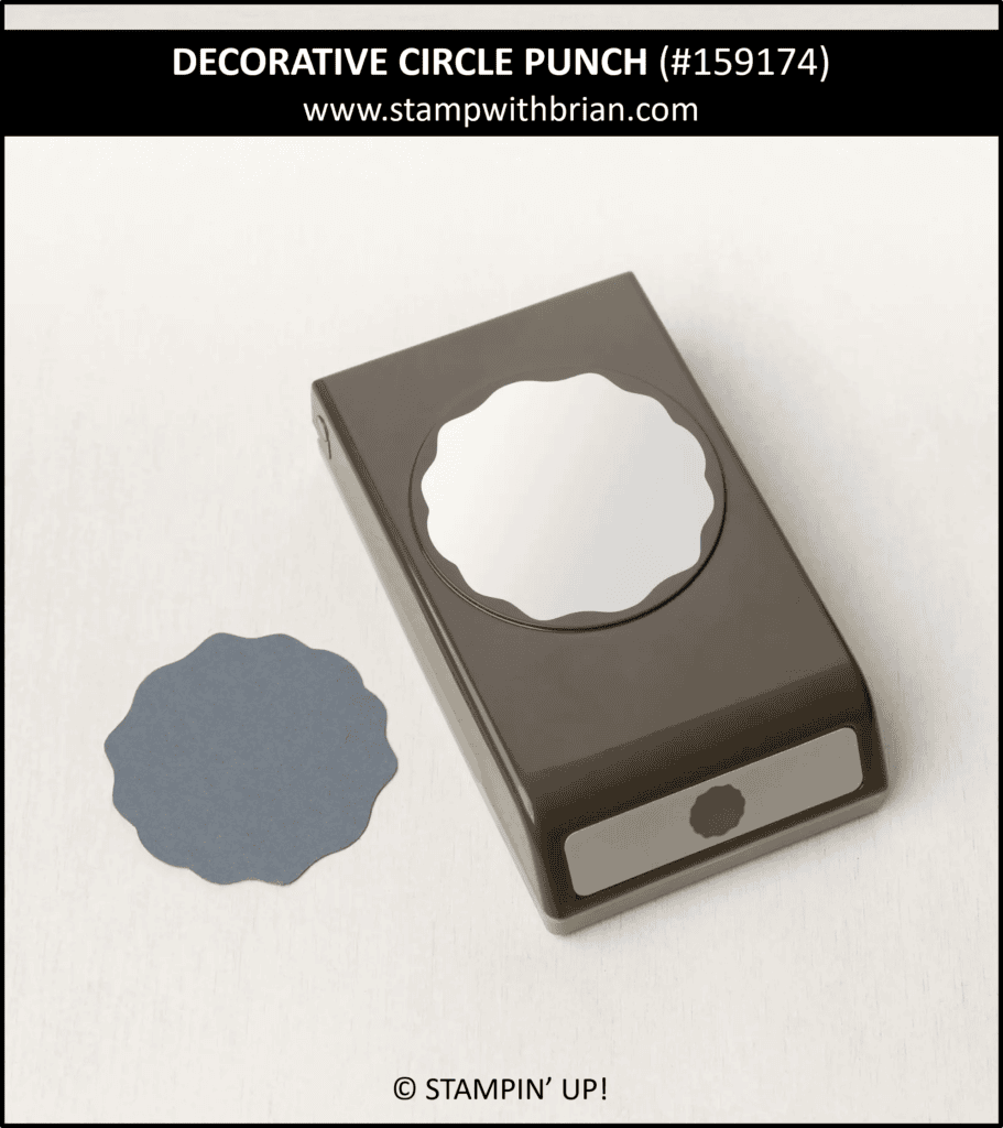 Decorative Circle Punch, Stampin Up! 159174