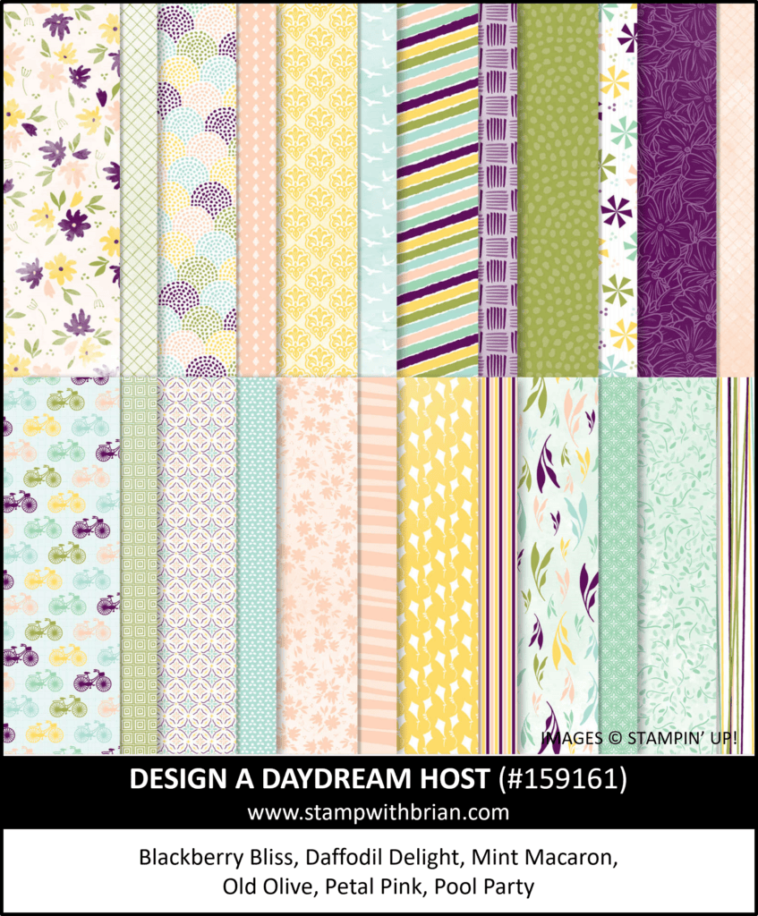 Design a Daydream Host Designer Series Paper, Stampin Up!, 159161