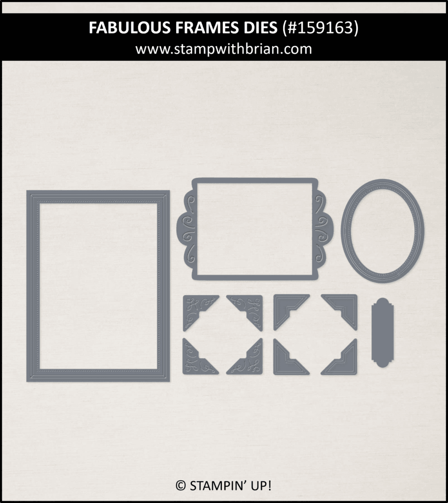 Fabulous Frames Dies, Stampin Up! 159163