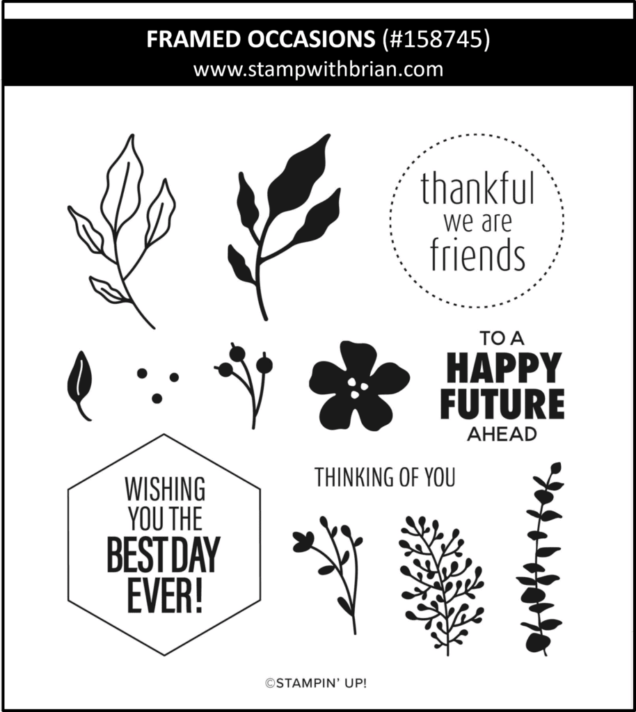 Framed Occasions, Stampin Up!, 158745