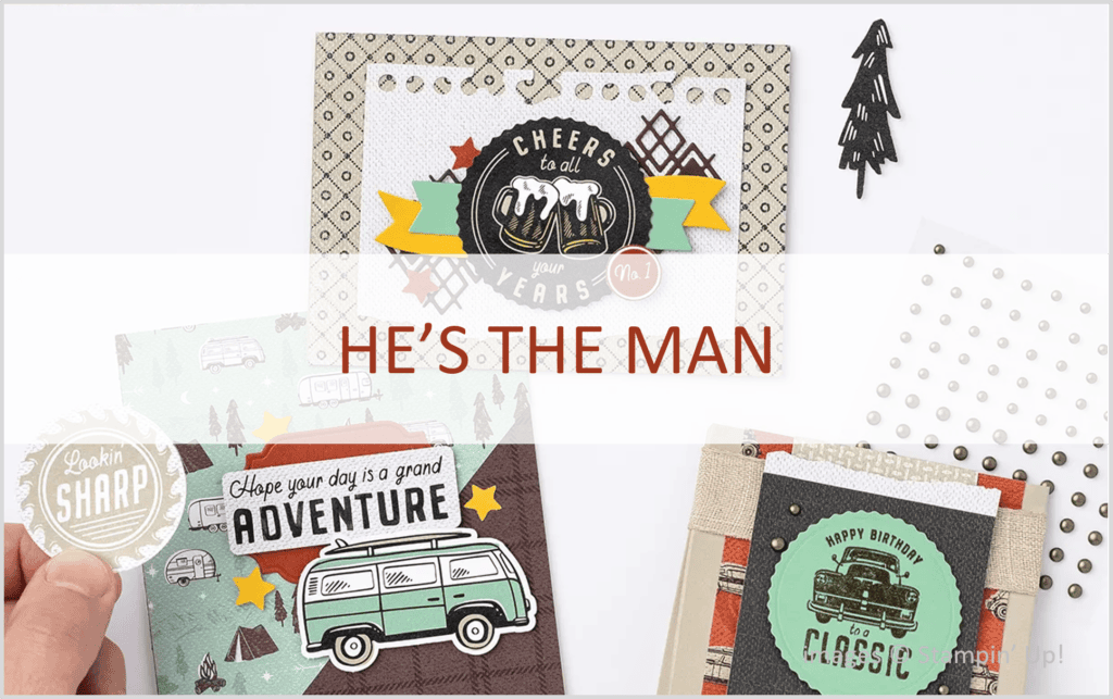 He's the Man Suite, Stampin Up! 2022 Annual Catalog, Brian King