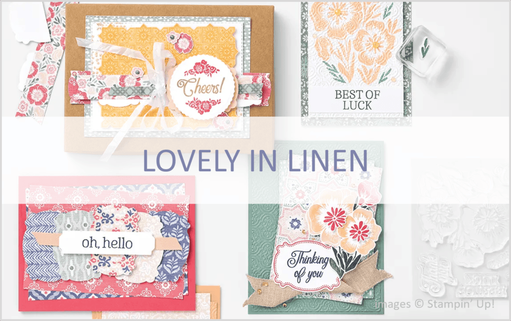 Lovely in Linen Suite, Stampin Up! 2022 Annual Catalog, Brian King