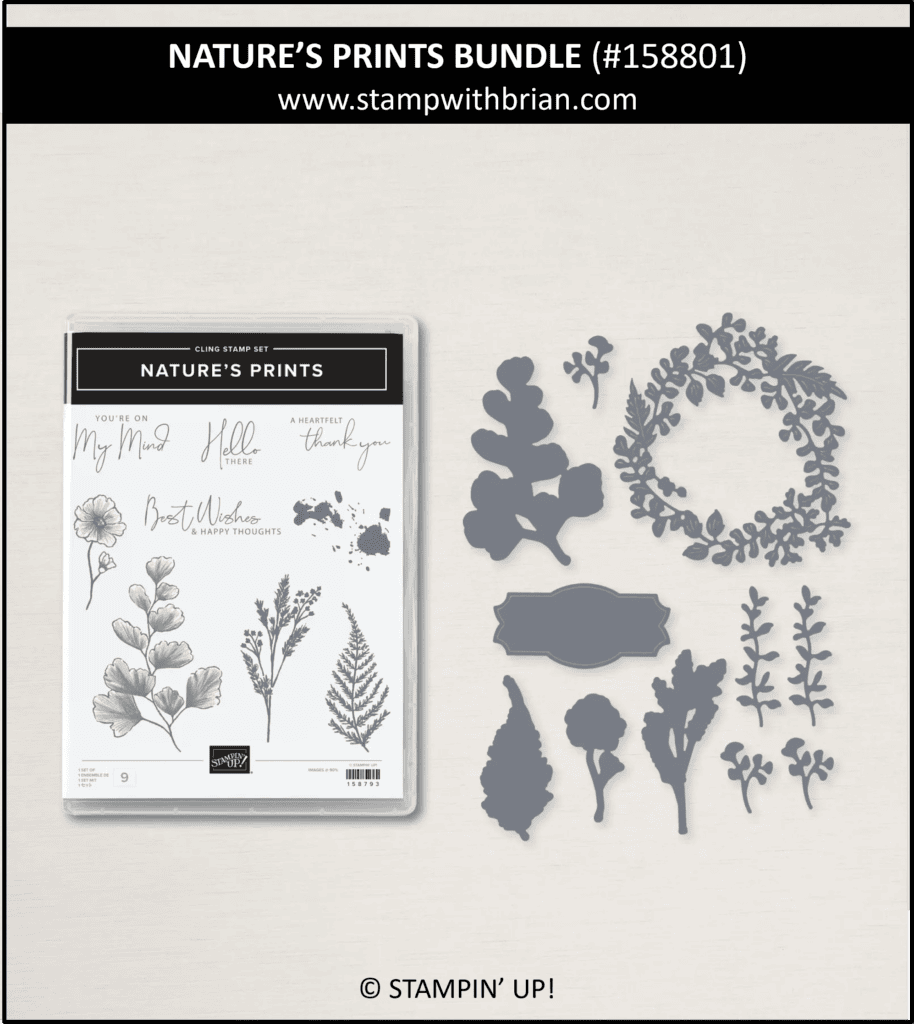 Nature's Prints Bundle, Stampin Up! 158801