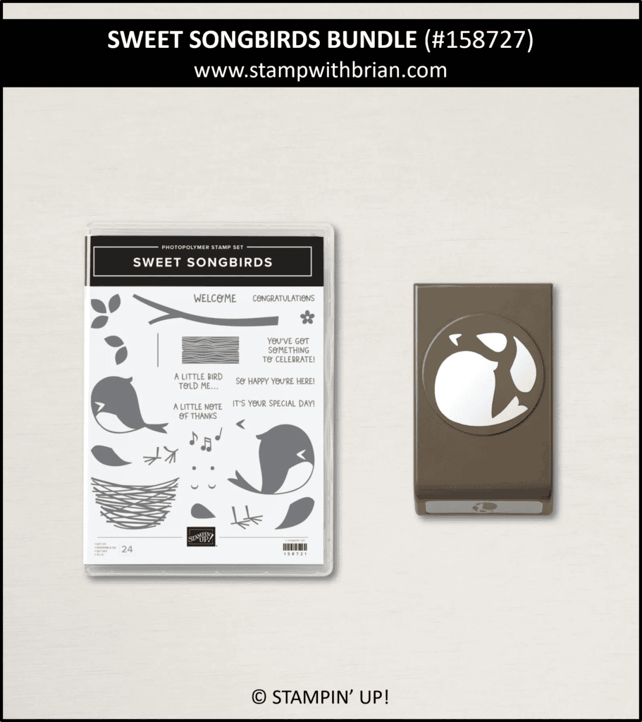 Sweet Songbirds Bundle, Stampin Up! 158727