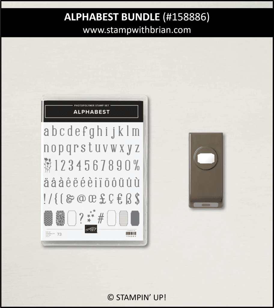 Alphabest Bundle, Stampin Up! 158886