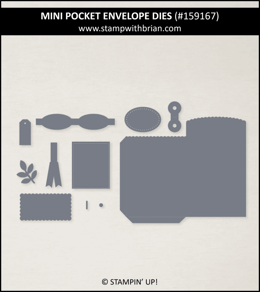 Mini Pocket Envelope Dies, Stampin Up! 159167
