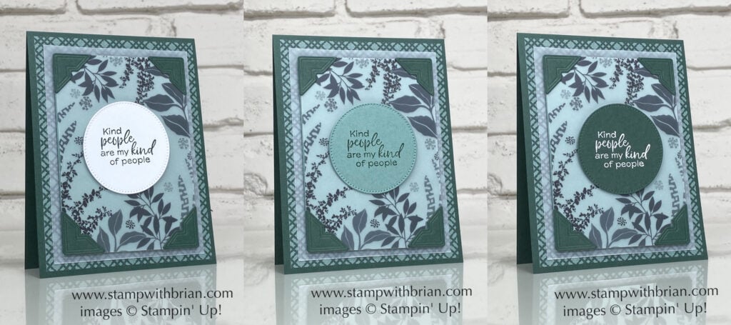 One Card, Three Options, Stampin Up!, Brian King One Card, Three Options, Stampin Up!, Brian King