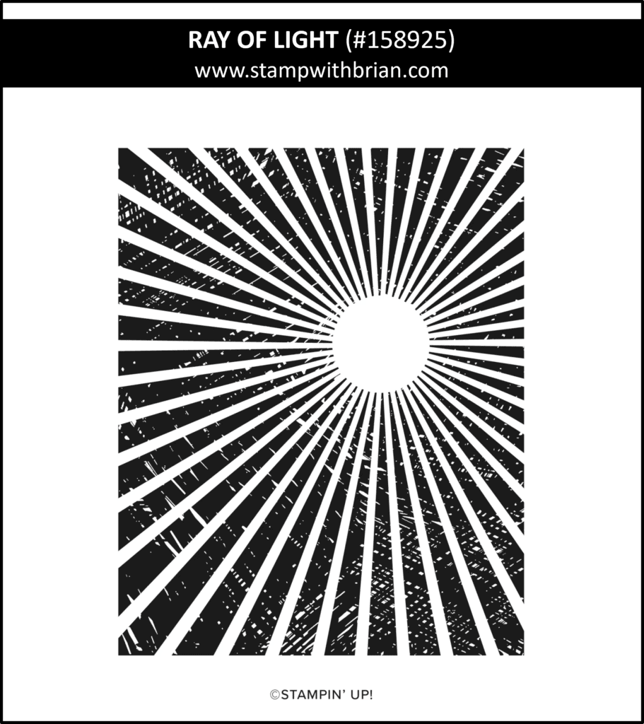 Ray of Light Background Stamp, Stampin Up!, 158925