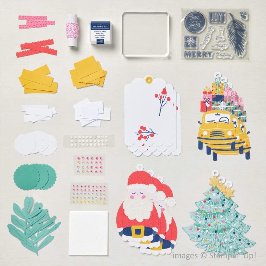 Love Santa Tag Kit, Stampin Up!, 158375