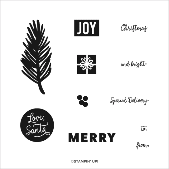 Love Santa Tag Kit stamp set, Stampin Up!, 158375
