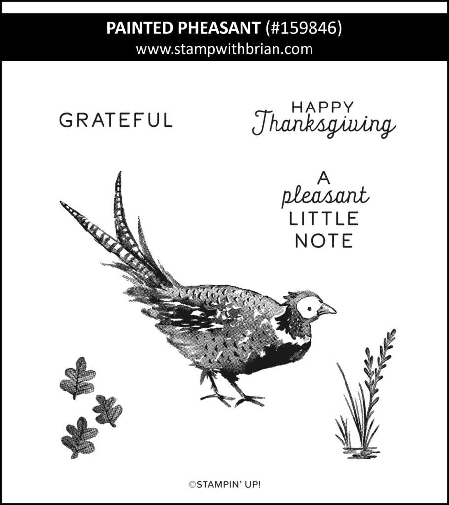 Painted Pheasant, Stampin Up! 159846